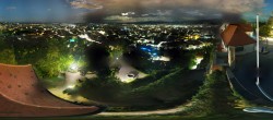 Archiv Foto Webcam Graz: Panorama vom Schlossberg 01:00
