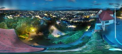 Archiv Foto Webcam Graz: Panorama vom Schlossberg 03:00