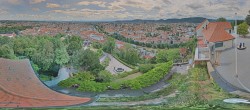 Archiv Foto Webcam Graz: Panorama vom Schlossberg 13:00