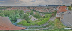 Archiv Foto Webcam Graz: Panorama vom Schlossberg 13:00