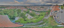 Archiv Foto Webcam Graz: Panorama vom Schlossberg 17:00