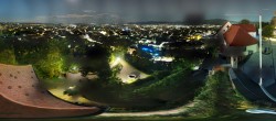 Archiv Foto Webcam Graz: Panorama vom Schlossberg 01:00