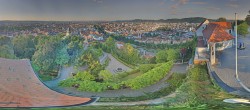 Archiv Foto Webcam Graz: Panorama vom Schlossberg 05:00