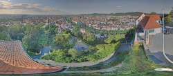 Archiv Foto Webcam Graz: Panorama vom Schlossberg 07:00