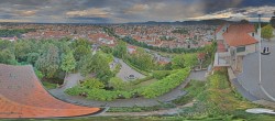 Archiv Foto Webcam Graz: Panorama vom Schlossberg 19:00
