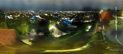 Archiv Foto Webcam Graz: Panorama vom Schlossberg 23:00