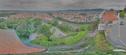 Archiv Foto Webcam Graz: Panorama vom Schlossberg 07:00