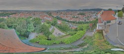 Archiv Foto Webcam Graz: Panorama vom Schlossberg 09:00