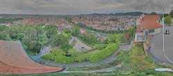 Archiv Foto Webcam Graz: Panorama vom Schlossberg 11:00