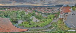 Archiv Foto Webcam Graz: Panorama vom Schlossberg 06:00