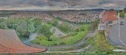 Archiv Foto Webcam Graz: Panorama vom Schlossberg 07:00