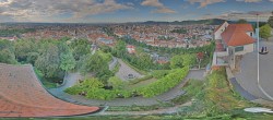 Archiv Foto Webcam Graz: Panorama vom Schlossberg 08:00