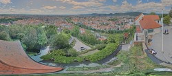 Archiv Foto Webcam Graz: Panorama vom Schlossberg 12:00
