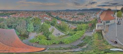 Archived image Graz: Webcam Castle Rock 19:00