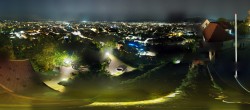 Archiv Foto Webcam Graz: Panorama vom Schlossberg 23:00