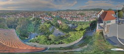 Archiv Foto Webcam Graz: Panorama vom Schlossberg 07:00