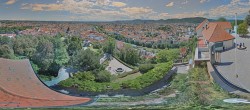 Archiv Foto Webcam Graz: Panorama vom Schlossberg 13:00