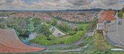 Archiv Foto Webcam Graz: Panorama vom Schlossberg 13:00