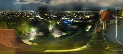 Archiv Foto Webcam Graz: Panorama vom Schlossberg 23:00