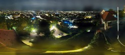 Archiv Foto Webcam Graz: Panorama vom Schlossberg 23:00