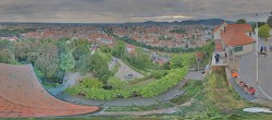 Archiv Foto Webcam Graz: Panorama vom Schlossberg 17:00