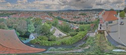Archiv Foto Webcam Graz: Panorama vom Schlossberg 13:00