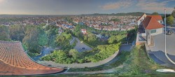 Archiv Foto Webcam Graz: Panorama vom Schlossberg 07:00