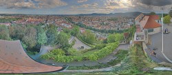 Archiv Foto Webcam Graz: Panorama vom Schlossberg 17:00