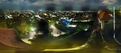 Archiv Foto Webcam Graz: Panorama vom Schlossberg 23:00