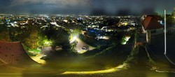 Archiv Foto Webcam Graz: Panorama vom Schlossberg 23:00