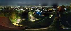 Archiv Foto Webcam Graz: Panorama vom Schlossberg 01:00