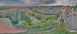 Archiv Foto Webcam Graz: Panorama vom Schlossberg 17:00