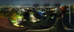 Archiv Foto Webcam Graz: Panorama vom Schlossberg 01:00