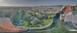 Archiv Foto Webcam Graz: Panorama vom Schlossberg 07:00