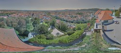 Archiv Foto Webcam Graz: Panorama vom Schlossberg 13:00