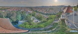 Archiv Foto Webcam Graz: Panorama vom Schlossberg 17:00