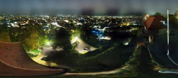 Archiv Foto Webcam Graz: Panorama vom Schlossberg 01:00