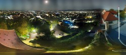Archiv Foto Webcam Graz: Panorama vom Schlossberg 23:00