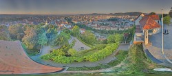 Archiv Foto Webcam Graz: Panorama vom Schlossberg 05:00