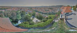 Archiv Foto Webcam Graz: Panorama vom Schlossberg 13:00