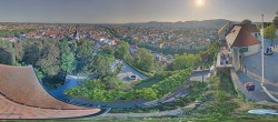 Archiv Foto Webcam Graz: Panorama vom Schlossberg 17:00