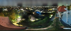 Archiv Foto Webcam Graz: Panorama vom Schlossberg 01:00