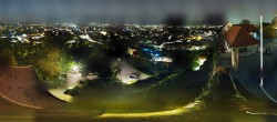 Archiv Foto Webcam Graz: Panorama vom Schlossberg 23:00