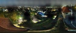 Archiv Foto Webcam Graz: Panorama vom Schlossberg 01:00