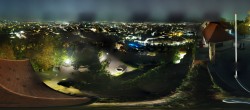 Archiv Foto Webcam Graz: Panorama vom Schlossberg 03:00