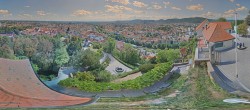 Archiv Foto Webcam Graz: Panorama vom Schlossberg 13:00