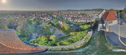 Archiv Foto Webcam Graz: Panorama vom Schlossberg 07:00