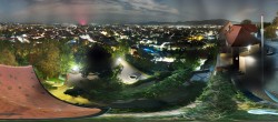 Archiv Foto Webcam Graz: Panorama vom Schlossberg 01:00