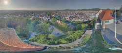 Archiv Foto Webcam Graz: Panorama vom Schlossberg 08:00