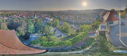 Archiv Foto Webcam Graz: Panorama vom Schlossberg 17:00